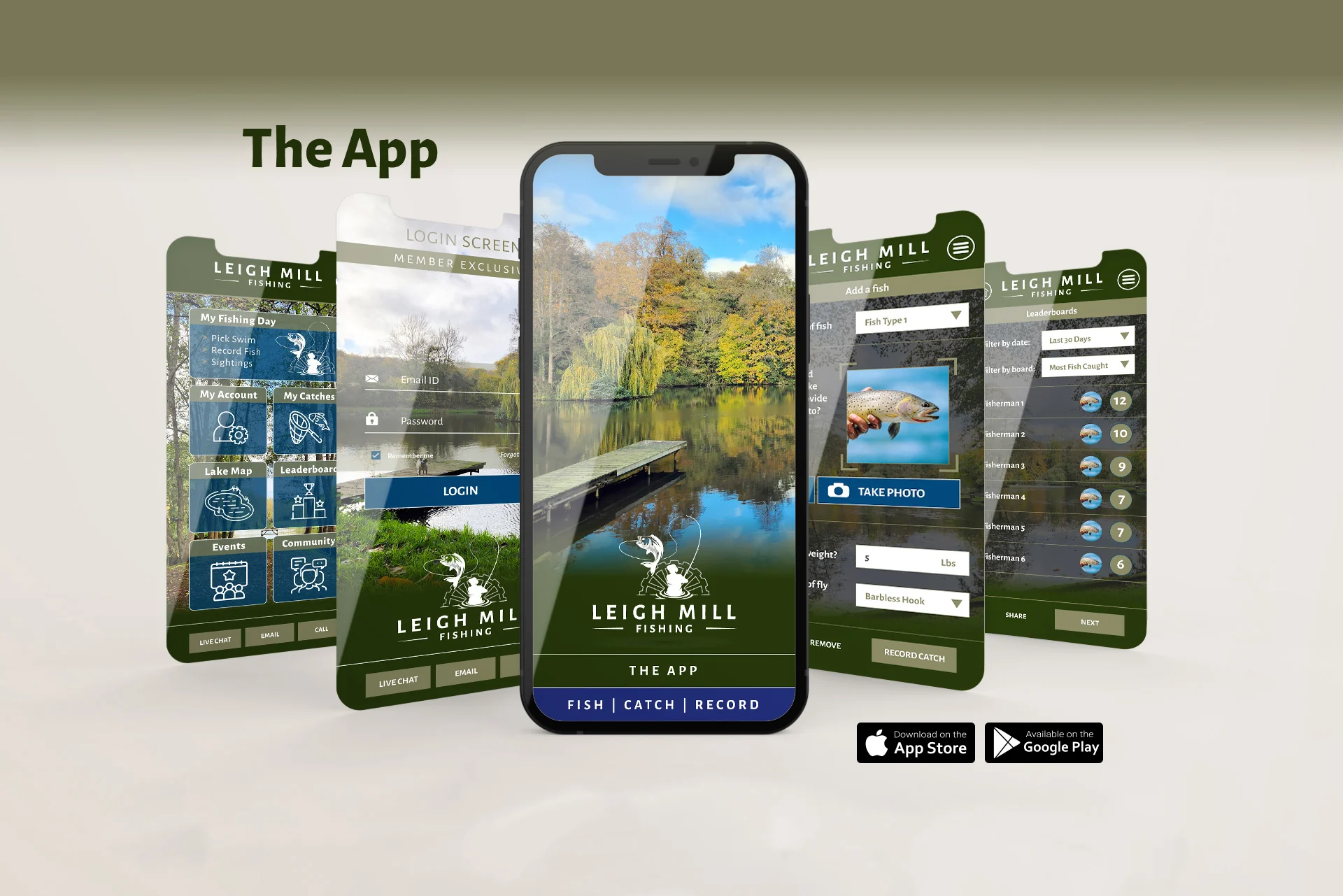 Fishing App | Leigh Mill Fishing Members App