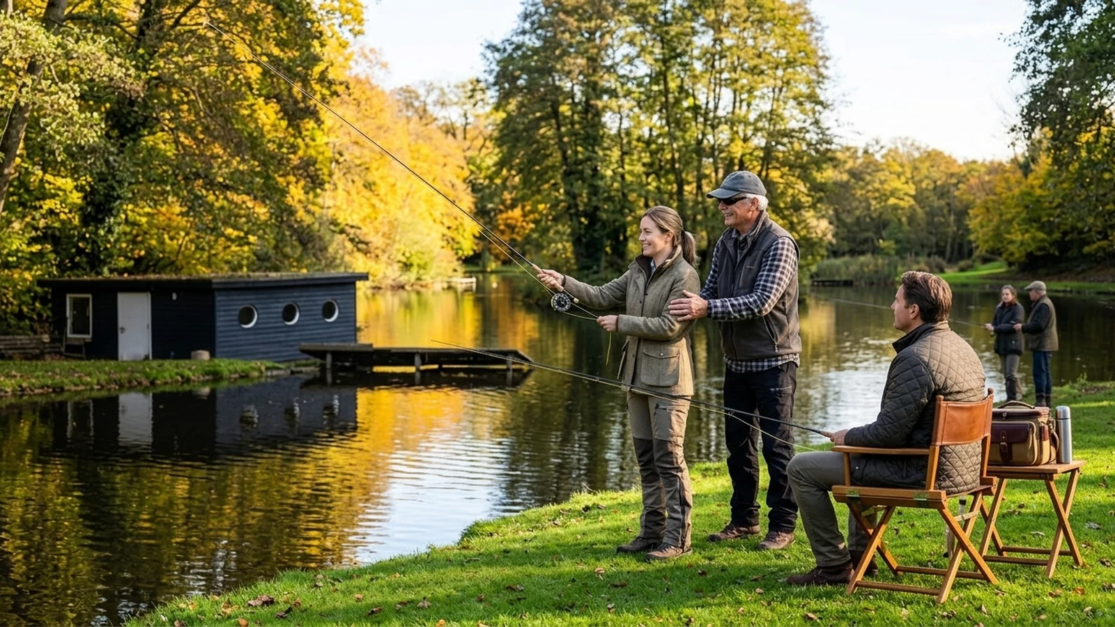 fly fishing experience day with instructor at private lake